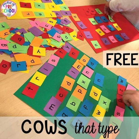 Farm Literacy Activities, Click Clack Moo, Farm Math, Farm Activities Preschool, Farm Animals Preschool, Pocket Of Preschool, Farm Lessons, Alphabet Letter Activities, Farm Theme Preschool