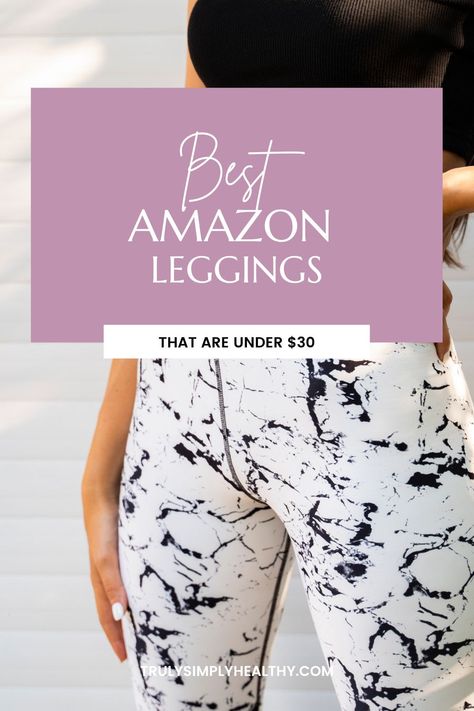 The BEST Amazon leggings that are comparable to Lululemon WITHOUT the hefty price tag. #amazon #leggings #yogapants #workoutgear #affiliate Best Amazon Leggings, Amazon Leggings, Best Amazon, Healthy Living Lifestyle, Favorite Products, Workout Gear, Price Tag, Yoga Pants, Active Wear