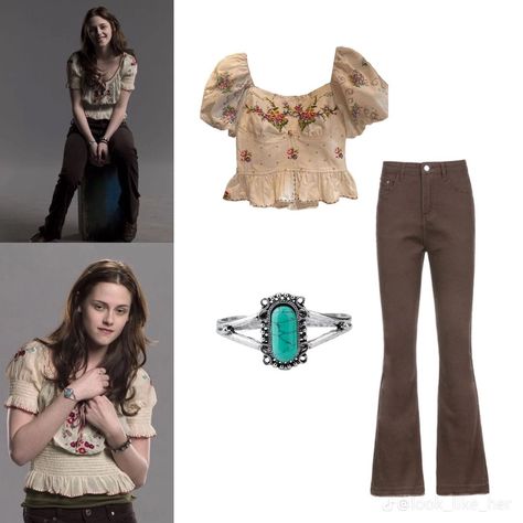 Bellas Outfits Twilight, Twilightcore Outfits, Twilight Aesthetic Outfit, Bella Swan Style, Twilight Style, Bella Swan Aesthetic, 2000s Looks, Night Out Outfit Clubwear, Twilight Party