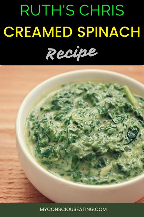 Creamed spinach in a ceramic bowl Easy Spinach Recipes, Rainbow Chard Recipes, Swiss Chard Recipe, Creamed Spinach Recipe, Swiss Chard Recipes, Chard Recipes, Spinach Recipe, Easy Cream, Creamy Spinach