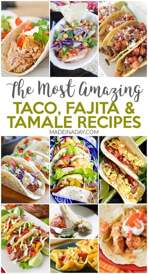 Tacos Pulled Pork, Bean Tamales, Tacos Slow Cooker, Cheeseburger Tacos, Tamale Recipes, Fajita Recipes, Barbacoa Tacos, Beef Barbacoa, Mexican Favorites