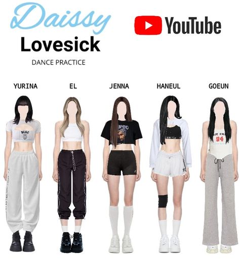 'LOVESICK' Dance Practice Outfit | ShopLook Dance Practice Outfits Kpop, Dance Practice Outfits, Kpop Dance Practice Outfits, Outfit Ideas For College, 2 Pac, Dance Outfits Practice, Practice Outfits, Emo Outfits, Dance Practice