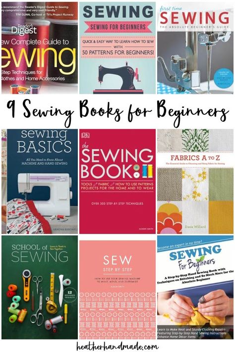 Learn how to use your sewing machine, choose fabrics, and use sewing patterns with one of these great sewing books for beginners. There’s something special about having a physical book to refer to when you are learning something new. You get to have a wealth of knowledge at your fingertips that you can always refer to, and you don’t have to turn the sound on to learn it. Sew Wardrobe, Advanced Sewing Projects, Books For Beginners, Learning Something New, Beginner Books, Hat Patterns To Sew, Beginner Sewing, Sewing Book, Sewing Blogs