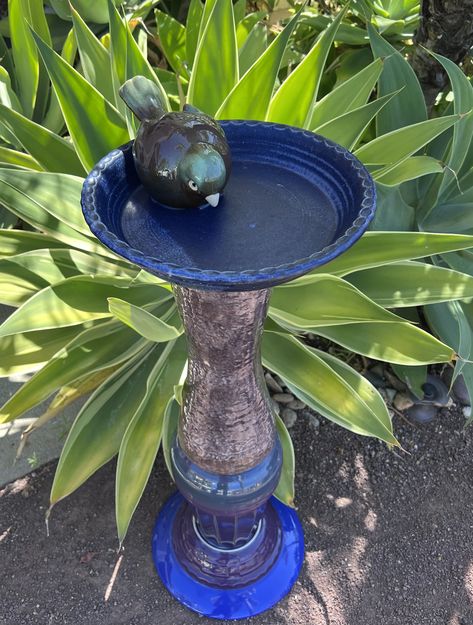 Upcycled ceramics Diy Birdbath, Bird Bath, Ceramics