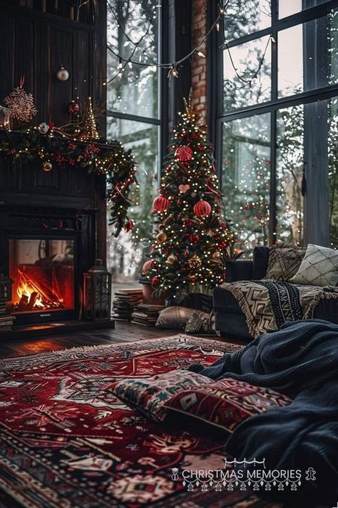 It's that time of the year again when people start thinking about how to decorate their homes for the holiday season. If you live in an apartment, you... Cozy Apartment Christmas, Extravagant Christmas, Cozy Christmas Home, Christmas Interior Design, Christmas Color Palette, Apartment Christmas, Cozy Christmas Decor, Christmas Apartment, Christmas Decorating Ideas