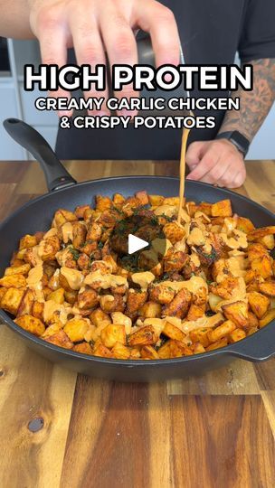 Easy High Protein Meal Prep, Aussie Fitness, Light Laughing, Potato Spuds, Laughing Cow Cheese, Protein Meal Prep, Easy High Protein Meals, Chicken Bullion, Chicken Crispy