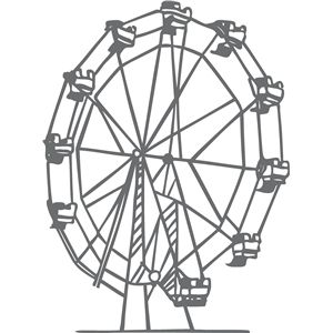 Ferris Wheel Tattoo Simple, Ferris Wheel Tattoo, Faris Wheel Drawing, Ferris Wheel Embroidery, Ferris Wheel Drawing, Ferris Wheel Clipart, Ferris Wheel Sketch, Ferris Wheel Silhouette, Ferris Wheel Illustration