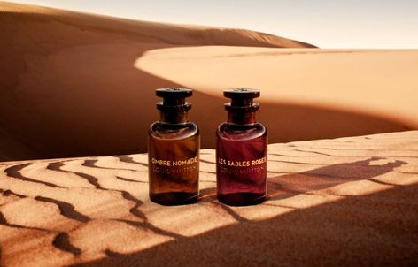 Louis Vuitton Les Sables Roses is Inspired from the Middle East Louis Vuitton Cologne, Louis Vuitton Presents, Louis Vuitton Official, Fragrance Collection, New Fragrances, The Middle East, Still Life Photography, Sicily, Middle East