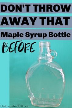 Anthropologie Vase, Maple Syrup Bottle, Maple Syrup Bottles, Glass Vase Decor, Syrup Bottle, Anthropologie Inspired, Glass Bottle Diy, Diy Glass Bottle Crafts, Wine Bottle Art