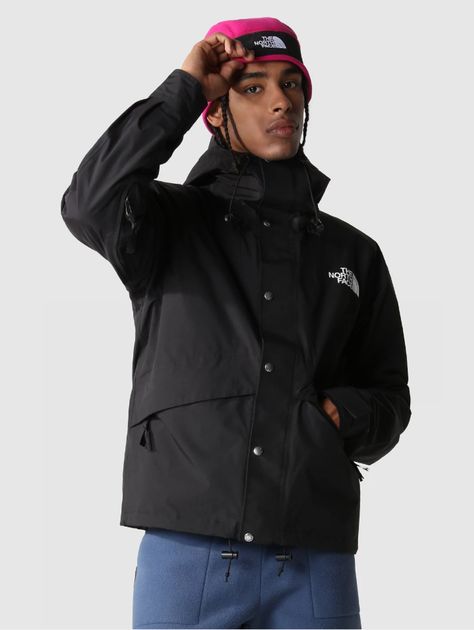 THE NORTH FACE-Giacca con Cappuccio Retro Mountain Nero-TRYME Shop Lace Backpack, Retro Mountain, Black Hooded Jacket, Mountain Jacket, Polartec Fleece, Black Hood, Men Suede, Hooded Vest, Collar Sweater