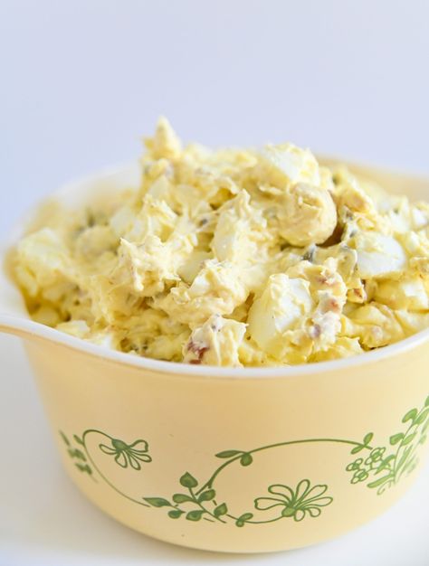 The BEST Cream Cheese and Bacon Egg Salad recipe Egg Salad Recipe With Bacon, Bacon Egg Salad, Slow Cooker Venison, Recipe With Cream Cheese, Favorite Casseroles, Egg Salad Sandwiches, Cream Cheese Eggs, Egg Salad Recipe, Salad Recipes For Dinner