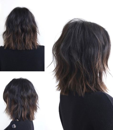 Wolf Haircut Medium Length Wavy, Shoulder Length Shag Haircut Shaggy Bob Medium Layered, Brown Shag Haircut, Shaggy Medium Length Hair, Wolf Cut Hair Medium Length, Shaggy Long Bob, Grunge Haircut, Medium Shaggy Hairstyles, Medium Length Wavy Hair