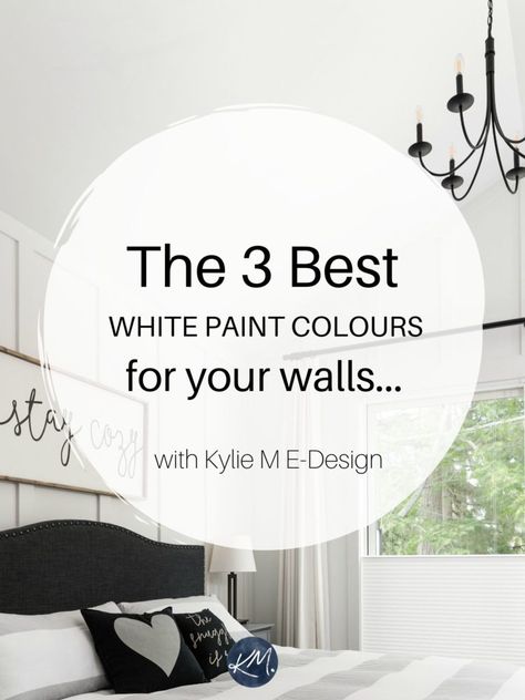 Types Of White Paint, White Paint Colours, Tan Paint Colors, Benjamin Moore Cloud White, Kylie M Interiors, Off White Paint Colors, Types Of White, Warm Neutral Paint Colors, Cream Paint Colors