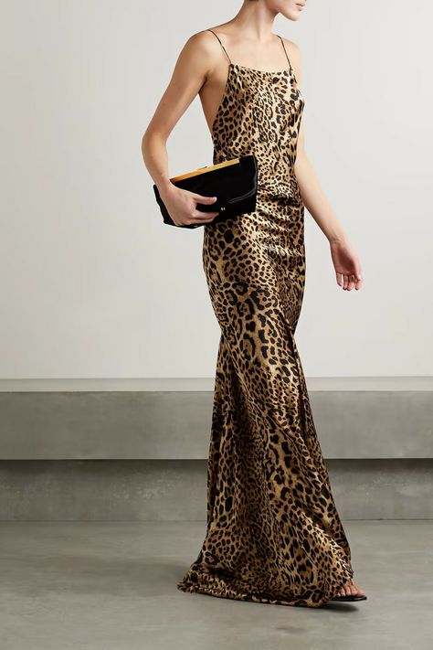 Formal Chic, Nili Lotan, Leopard Spots, Leopard Dress, Silk Charmeuse, Tracksuit Women, Red Carpet Looks, The Train, Net A Porter