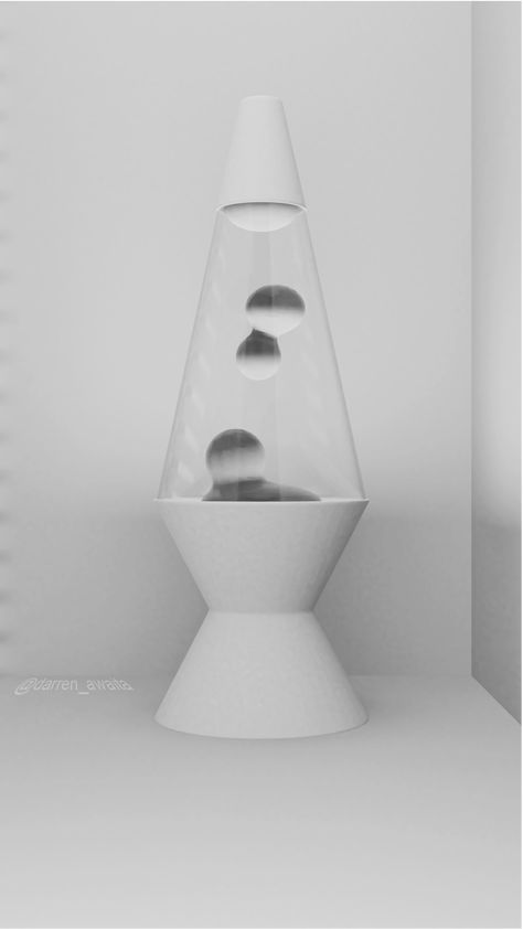 White Lava Lamp Made In Blender 2.82  : : #white #lavalamp #art #design #blender3d #b3d White Lava Lamp, Futuristic Lamp, Hospital Room, Bubble Lamps, Minimalist House Design, White Rooms, 3d Modelling, Blender 3d, White Decor