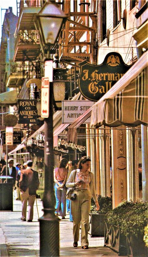 Old New Orleans, New Orleans Louisiana Aesthetic, Royal Street New Orleans, New Orleans Aesthetic Dark, New Orleans 1970s, New Orleans 1950s, 1980s New Orleans, 1960s New Orleans, New Orleans Jazz