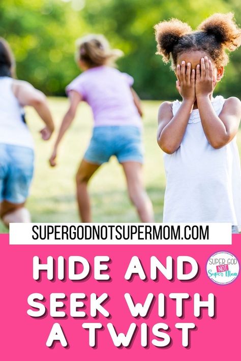 This kid activity will have your elementary kids begging to play more! See how the classic hide and seek game gets a modern makeover and will keep your kids entertained for hours! See this and more kid activities on my blog! Games Like Hide And Seek, Hidden Games, Summer Kid, Games To Play With Kids, Teacher Craft, Preschool At Home, Play Ideas, Kid Activities, Indoor Play