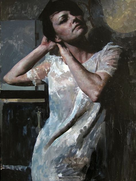 Hollis Dunlap... | Kai Fine Art Hollis Dunlap, Inspiring Pics, Classical Realism, Figurative Artists, Painting Medium, Oil Portrait, Caravaggio, Painting Class, Portrait Artist