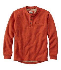 #LLBean: Men's Katahdin Iron Works Bonded Waffle Fleece Henley Slimmer Waist, Mens Outdoor Clothing, Men's Sweatshirts, Work Clothes, Slim Waist, Outdoor Outfit, L L Bean, Waffle Knit, Work Outfit