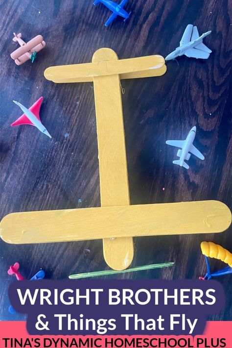 Wright Brothers And Amazing Airplanes And Other Things That Fly Things That Fly, Kitty Hawk North Carolina, American History Homeschool, Wright Flyer, Us Geography, The Wright Brothers, Steam Projects, Summer Camp Crafts, Homeschool Crafts