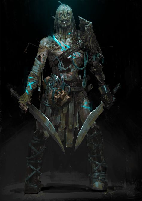 Zombie Soldier, Undead Warrior, Zombie Art, Darkest Dungeon, 다크 판타지, Fantasy Monster, Creature Concept Art, Fantasy Rpg, Monster Art