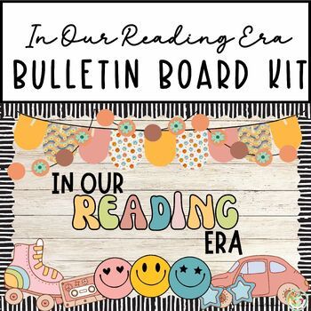 In My Era Bulletin Board, Reading Classroom Decorations Elementary, Reading Bulletin Boards Elementary, Reading Specialist Classroom, Bulletin Board Reading, Library Bulletin Board Ideas, Door Decor Classroom, School Counseling Bulletin Boards, Classroom Setup Elementary