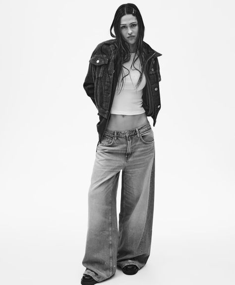 New Mkt Woman | ZARA United Kingdom - Page 2 18th Photoshoot, Zara Fall, Amelia Gray, Swaggy Outfits, Mode Inspo, 가을 패션, Low Rise Jeans, Looks Style, Hippie Style