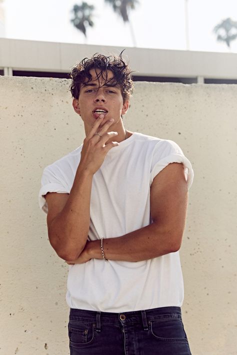 Nick Kent - Los Angeles - Men - Wilhelmina Nick Kent, Wilhelmina Models, Talent Agency, Blue Shirt, Face Claims, Sport Fitness, White Undershirt, Miami, Angeles