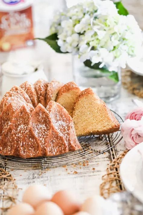 Brown Sugar Bundt Cake, Buckwheat Cake, Full Fat Yogurt, Waffle Toppings, Zucchini Cake, Cake Recipes From Scratch, Browned Butter, Bundt Cakes Recipes, Valentine's Day Quotes