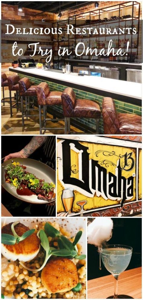 Looking for some delicious Omaha Restaurants to try this weekend? This list of 10 restaurants for drinks, meals, and sweet treats includes some of best restaurants in Omaha! Be sure to add them to your list of places to try and make it to all of them! #omahaweekend #ad #omaha Places To Eat In Omaha Nebraska, Omaha Nebraska Restaurants, Omaha Restaurants, State Foods, Omaha Nebraska, Drinking Around The World, Midwest Travel, Culinary Travel, Family Vacation Destinations