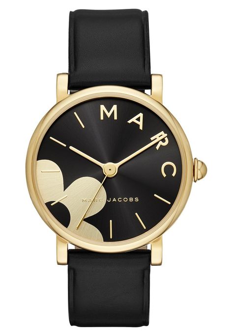 MARC JACOBS CLASSIC - Pulkstenis - schwarz Marc Jacobs Watch, Hand Watch, Leather Strap Watch, Classic Watches, Classic Leather, Fashion Updates, Fashion Item, Leather Watch, Trunk