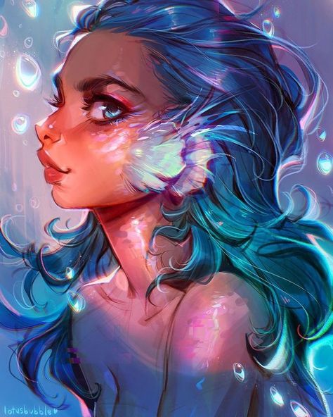 Lydia Elaine, Plus Size Art, Mermaid Art, Anatomy Art, A Mermaid, Ocean Beach, Character Illustration, Makeup Inspiration, Find Art