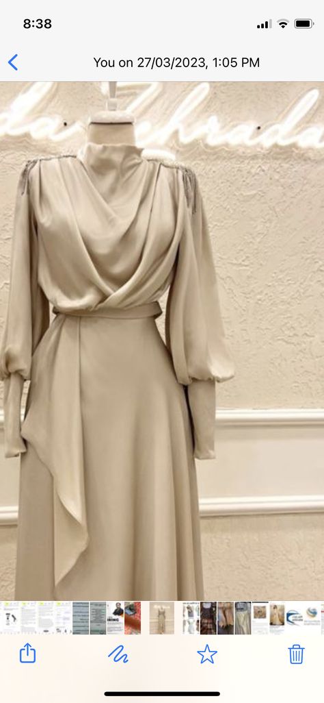 Long Sleeve Satin Dress Classy, Satin Dress Hijab, Modest Fashion Outfits, Satin Dress, Modest Dresses, Simple Dresses, Satin Dresses, Modest Fashion, Cute Dresses