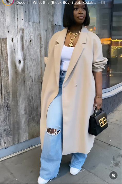 Fall Wardrobe 2023 Black Women, Fall Causal Outfits Black Women, Winter Outfits 2023 Black Women, Classy Plus Size Outfits Fall, Fall Looks For Black Women 2023, Big Blazer Outfits For Women, Winter Office Outfits Black Women, Plus Size Trendy Outfits 2023, Plus Size Fall Outfit Black Women