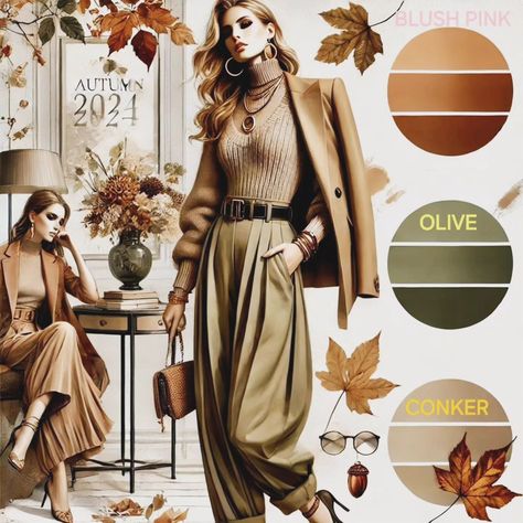 #2024 #autumn #colours #autumnvibes🍁 ✨✨✨👇👇👇👇👇👇👇👇👇👇👇 ✨✨✨ 🍁🍁🍁🍁🍁🍁🍁🍁🍁🍁�🍁🍁🍁🍁🍁🍁🍁 Autumn 2024: A Palette of Earthy Elegance. For Autumn 2024, expect a warm and inviting colour palette. Top designers are leaning towards earthy tones that evoke the changing seasons. Think rich, deep hues that are both sophisticated and cozy. Key colours to watch for: * Dusty Blush: A softer take on pink, perfect for adding a feminine touch to autumnal ensembles. * Olive: A versatile shade that complements a range... Outfit Cream, Earthy Elegance, Dusty Blush, Autumn Colours, Autumn 2024, Warm Brown, Changing Seasons, Earthy Tones, Fall Vibes