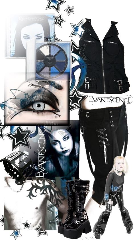 #evanescence #outfitinspo #mallgoth Evanescence Aesthetic, Evanescence Concert, 90s Mall Goth, 90s Mall, Concert Fit, Amy Lee, Evanescence, Concert Fits, Mall Goth