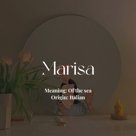 Marisa + Core + Aesthetic, Marisa Core Aesthetic, Italian Names Aesthetic, Italian Names Girl, Italian Names And Meanings, Marisa Core, Italian Surnames, Ethereal Names, Italian Girl Names