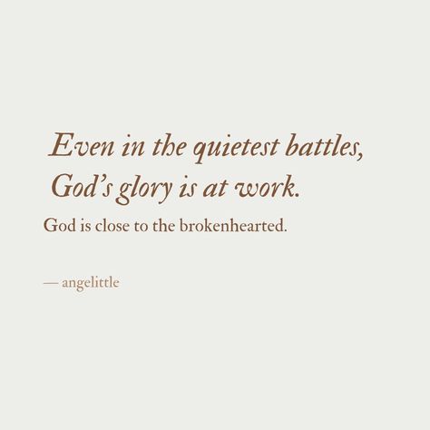 God is close to the brokenhearted. — Follow @angelittleblog 🌿🌿 God Give Me Peace Quotes, God's Perfect Timing Quotes, Perfect Timing Quotes, Faith Growth, Timing Quotes, Happy Pics, Womens Bible, God Answers Prayers, Motivational Bible Verses