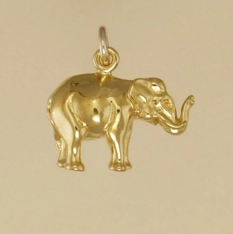 Elephant Fashion, Silver Elephant, Silver Elephants, Elephant Pendant, Elephant Charm, Boyfriend Girlfriend, Husband Wife, Gold Filled Chain, Sterling Silver Charm