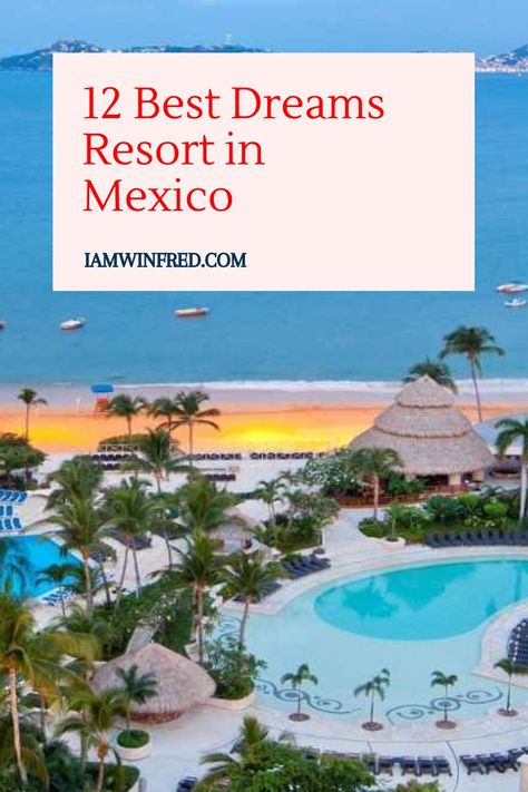 Are you looking for a dream vacation in Mexico? Look no further! In this article, we explore the 12 best Dreams resorts in Mexico, where you can indulge in luxury, relaxation, and unforgettable experiences. #mexico #exploremexico #dreamsresorts Dreams Vista Cancun, Luxury Relaxation, Dreams Tulum Resort, Resorts In Mexico, Luxury Palace, Dreams Resorts, Best All Inclusive Resorts, Explore Mexico, Palace Resorts