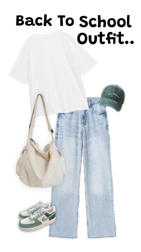 Back To School Outfit | 2024 Teen Style 2024 School, Easy Back To School Outfits, Outfit Ideas For High School, Outfit Printemps, Back To School Outfits For Teens, Teen Style, Back To School Outfit, Fits Clothes, Teen Top