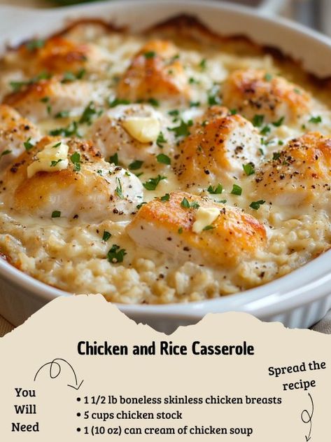 Recipes Lena - Chicken and Rice Casserole
Ingredients:
1... Chicken And Rice Casserole, Chicken And Rice, Rice Casserole, Boneless Skinless Chicken, Cream Of Chicken, Boneless Skinless Chicken Breast, Cream Of Chicken Soup, Skinless Chicken Breast, Chicken Soup