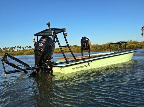 skimmer-skiff-inshore-flats-boat-14 Poling Platform, Micro Skiff, Skiff Boat, Flats Boats, Jon Boats, John Boats, Flat Bottom Boats, Saltwater Fishing Lures, Plywood Boat Plans