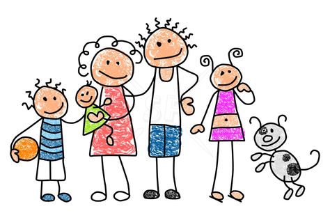 Free Family Activities, Stick Drawings, Family Clipart, Stick Family, Stick Figure Family, Stick Figure Drawing, Love Your Family, Fun Family Activities, Family Art