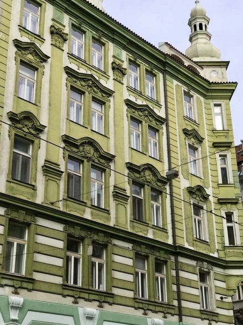 Green House Aesthetic, Prague Architecture, Green Inspo, Mint Aesthetic, Mint Green Aesthetic, Sage Green Wallpaper, Green Pictures, Green Theme, Aesthetic Colors