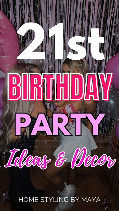 21st birthday ideas, 21st birthday decorations 21st Birthday Decorations Ideas, 21st Birthday Party Ideas For Girls, 21st Birthday Party Decorations, 23rd Birthday Decorations, Birthday Decorations Ideas, 21st Birthday Party Ideas, 21st Birthday Party Themes, 21 Birthday Party Decorations, Party Ideas For Girls