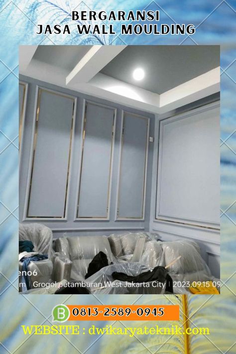 Jasa Wall moulding Jogja Jakarta City, Wall Moulding, Baja Ringan, Wall Molding, Full Service, Wall