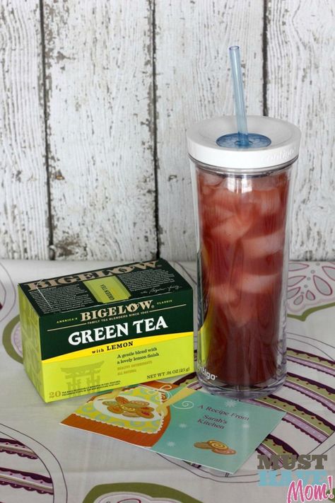 Strawberry Green Tea, Green Tea Recipes, Iced Tea Recipes, Tea Recipe, Healthy Smoothie, Smoothie Drinks, Non Alcoholic Drinks, Healthy Mind, Tea Recipes