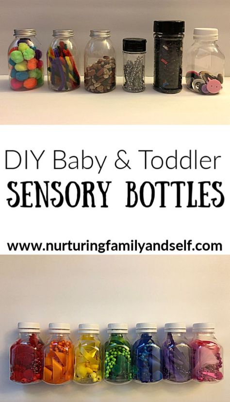 Toddler Sensory Bottles, Baby Sensory Bottles, Sensory Bottles For Toddlers, Sensory Bottles Preschool, Infant Toddler Classroom, Sensory Play Toddlers, Baby Toys Diy, Baby Play Activities, Toddler Sensory