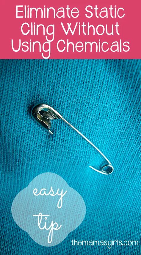 Eliminate Static Cling on Your Clothing Without Using Chemicals - Handy Dandy, Static Cling, Laundry Hacks, Clever Hacks, I Need To Know, Clothing Hacks, Diy Cleaning Products, Clean Laundry, Cleaning Solutions